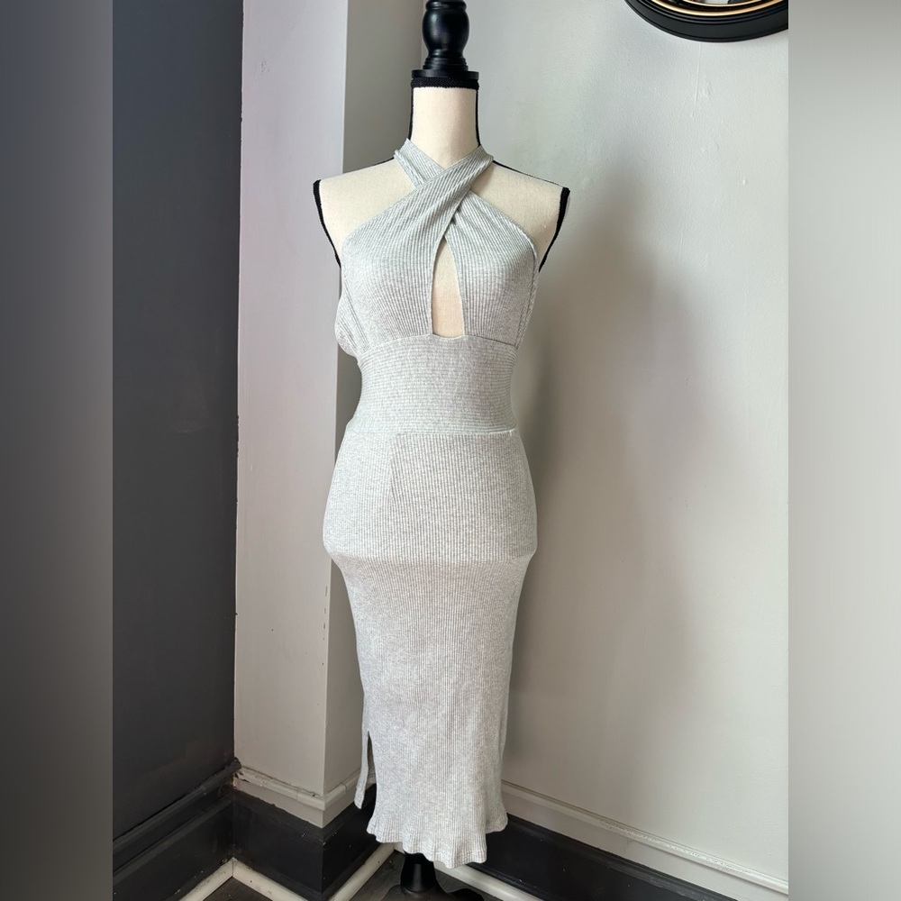 Callahan midi ribbed dress size small
